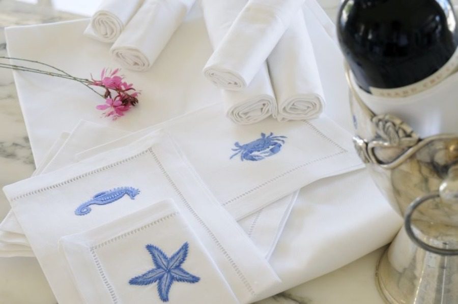 luxury villas - close up of towels