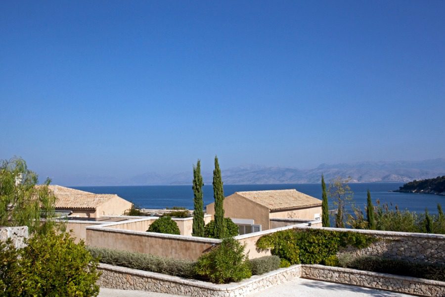 luxury villaw - rooftop of the villa with sea view