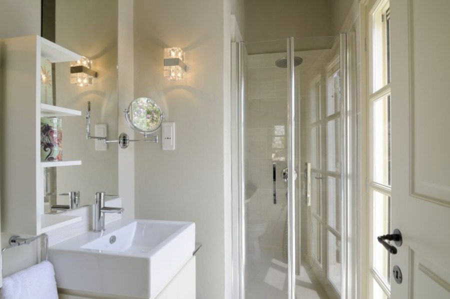 luxury villas - bathroom with sink and shower