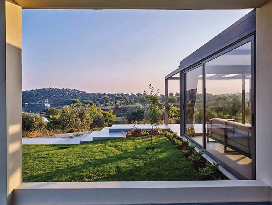 luxury villas - outside view of villa