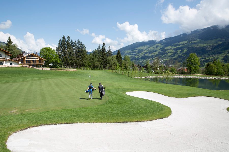 luxury villas - golf court in beautiful landscape