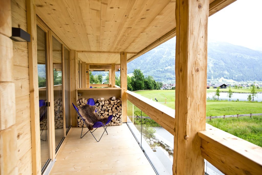 luxury villas - view from balcony on the lake