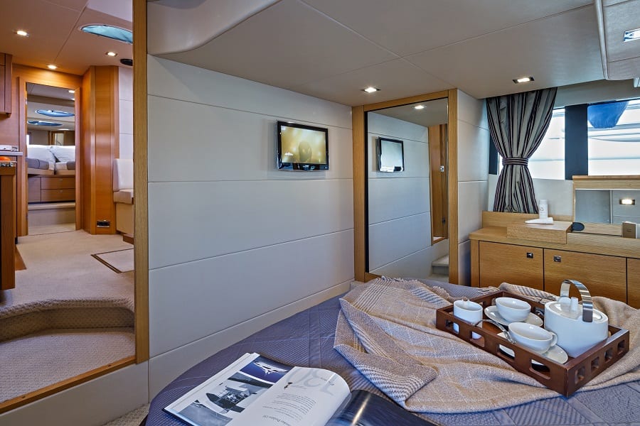 luxury yachts - bedroom