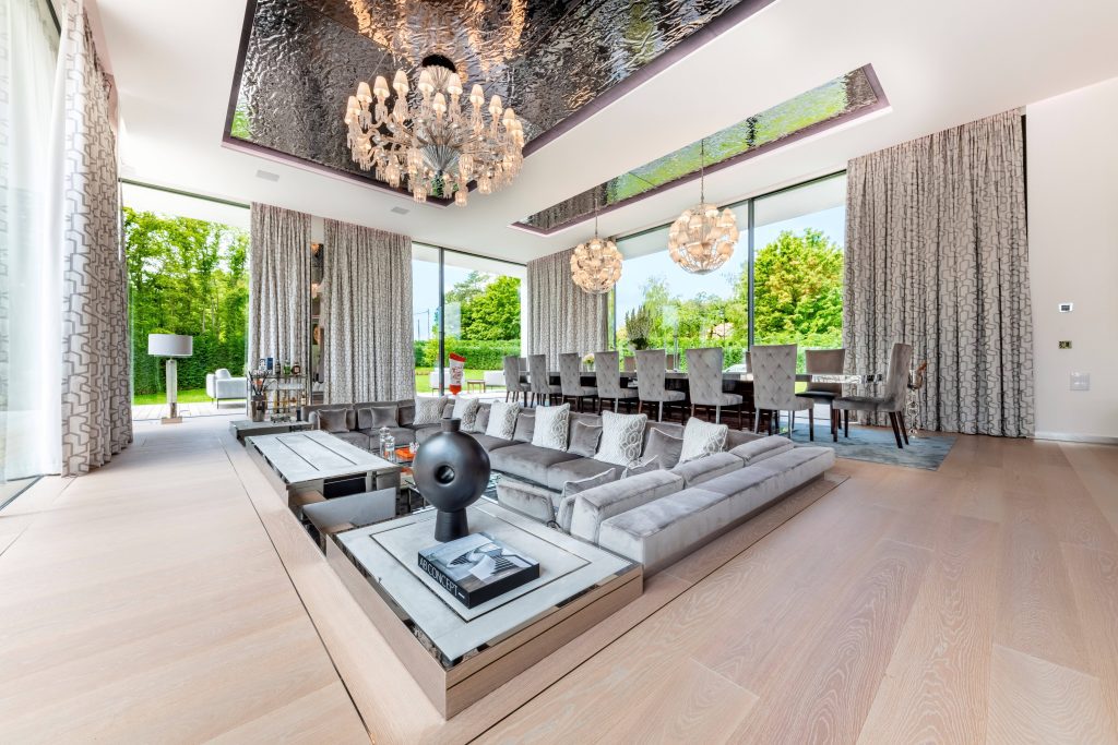 inside luxury living room