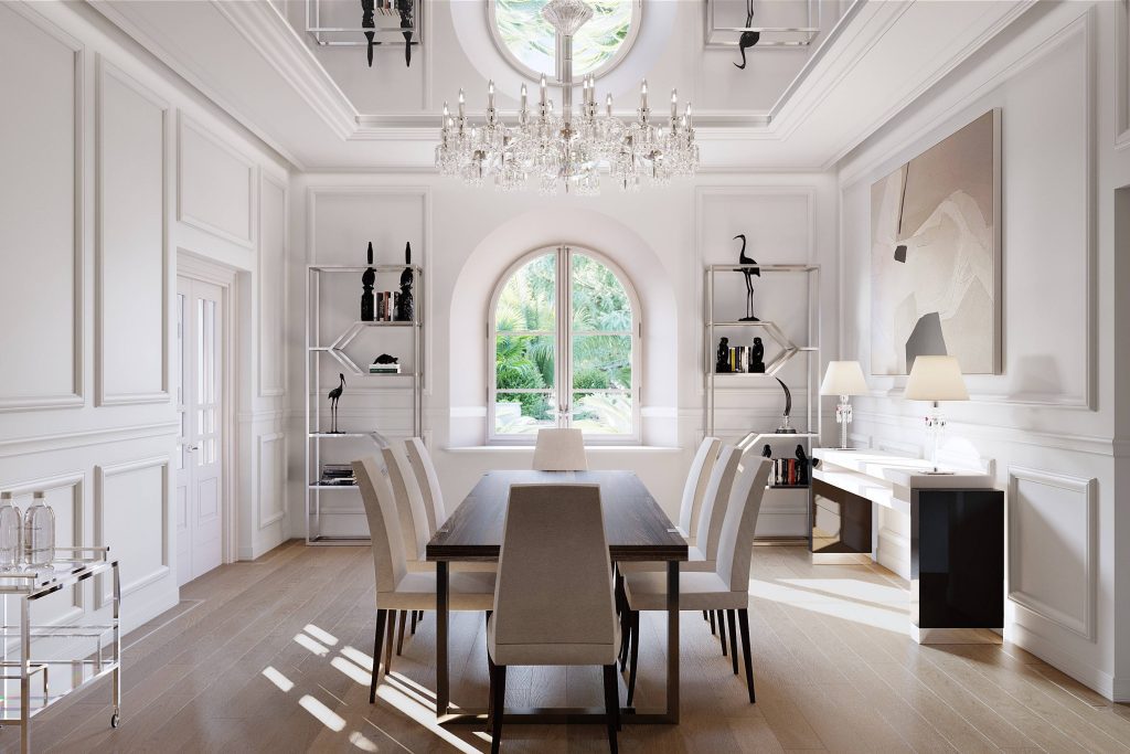luxury and stylish dining room
